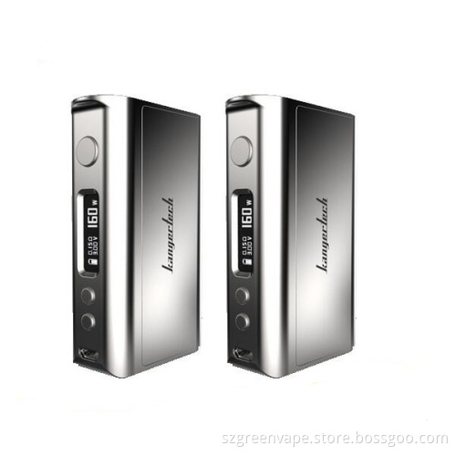 2016 Wholesale Ecig 2pcs 18650 Kangertech Kbox 160w Mod,Smallest 160w Box Mod
